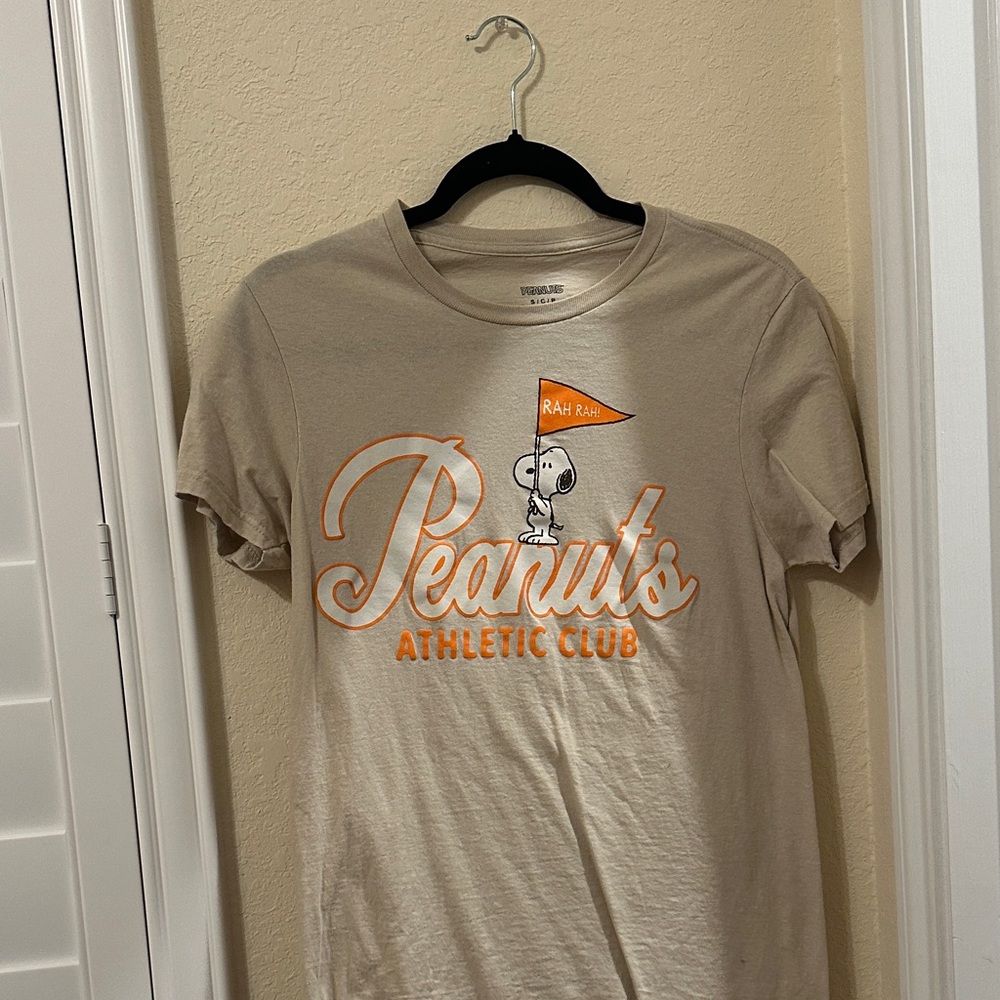Peanuts Athletic Club Beige T-Shirt